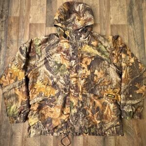 Vintage RedHead Camo Jacket Mens Large Hooded Gore-Tex Waterproof Hunting 6821